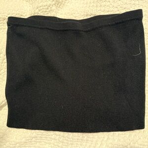 Black Women's Tube Top - Classic Stretch Knit